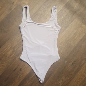 Gray bodysuit (new)